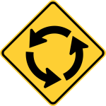 Roundabout Traffic Sign
